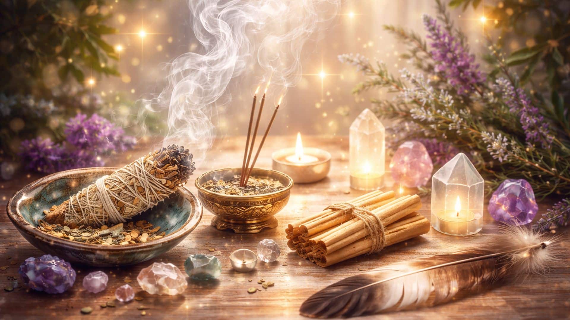 Purificazione Energetica con Incensi, Smudge e Palo Santo